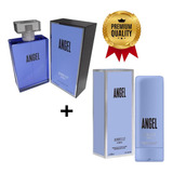 Lançamento Kit Hidratante Corporal Angel 200ml Perfume Angel 100ml Marca Linha Isabelle Labelle Original Presente Perfeito Alta Fixação Parfum