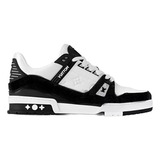 Lançamento Moda Skate Lv Skr8 Trainer Luxo Premium 34 Ao 43