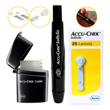 Lancetadora Caneta 25 Lancetas