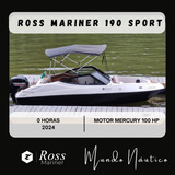 Lancha 19 Pés Ross Mariner Sport Mercury 100 Hp Ñ Ventura