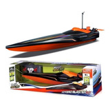 Lancha Barco Hydroblaster Rc Maisto Controle Full Laranja
