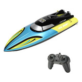 Lancha Rc Barco Controle Remoto Motor Duplo Crianças
