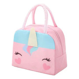 Lancheira Bolsa Térmica Infantil De Bichinhos Escola Viagem Cor Unicornio Unicórnio