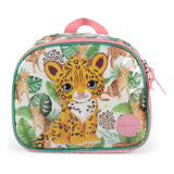 Lancheira Bolsa Térmica Infantil Escolar Onça Oncinha Up4you