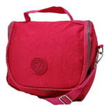 Lancheira Bolsa Térmica Rosa Crinkle Juvenil Casual Trabalho