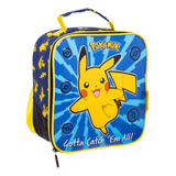 Lancheira Escolar Pokemon Porta Alimentos Lanches Com Alça