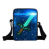 Lancheira Infantil Gamecraft Jogo De Bloco Menino Desenho