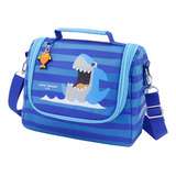 Lancheira Térmica Bolsa Infantil Escolar Passeio Tubarão Cor Azul Tubarão Animais
