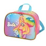 Lancheira Térmica Infantil Bolsa Escolar Juvenil Feminina Menina Costas Sereia Brilho Azul Térmica Impermeável Luxcel