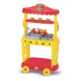 Lanchonete Food Truck Burguer Hamburgueria 8080 Magic Toys Cor Vermelho