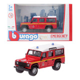 Land Rover Defende 110 - Resgate- Emergency - 1/50 - Burago