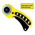 Lanmax Cortador Circular 45mm Rotativo Amarillo