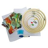 LANMAX Kit Completo De Bordado Ponto Cruz Para Iniciantes E Crianças