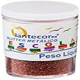 Lantecor 71878- Glitter- PVC- Potes 3 G- Multicolor- Pacote De 12