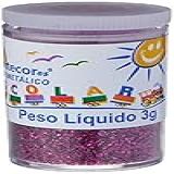 Lantecor 71879- Glitter- PVC- Potes 3 G- Multicolor- Pacote De 12
