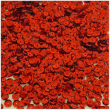 Lantejoula Artesanato Vermelho Metalizado 8mm Pacote 1000pçs