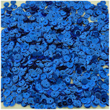 Lantejoula P Artesanato Azul Metalizado 6mm 1000pçs