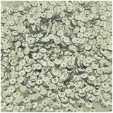 Lantejoula P Artesanato Prata Metalizado 6mm 1000pçs
