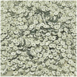 Lantejoula P Artesanato Prata Metalizado 8mm 1000pçs