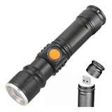 Lantena Profissional Tatica Led T6 Recarregavel Usb