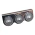 Lanterna 3 Marias Suporte Inox - Led Bivolt Ø65mm Cristal