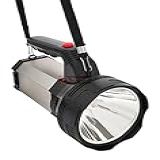 Lanterna ABS Ultra Led Recarregável Holofote Portátil De Mão  Alto Brilho   Bivolt   Para Acampamento   Ao Ar Livre