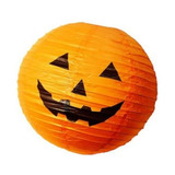 Lanterna Balão Oriental P  Decoração Halloween Papel 30cm