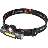 Lanterna Cabeça Capacete Recarregavel Led T6 1 Led 2 Em 1