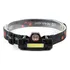 Lanterna Cabeça Capacete Recarregavel Led T6 + 1 Led Cob Lanterna Preto Luz Branco