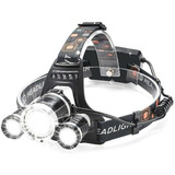 Lanterna Cabeça Triplo T6 3 Led Cree Profissional Economica