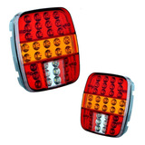 Lanterna Caminhao Universal Led 12 24v Par Marmitao C vigia
