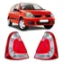 Lanterna Clio Hatch 2013 2014 2015 Acrílico Vermelha Par
