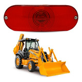 Lanterna Completa Oval 12v 580n 580m Retro Retroescavadeira