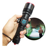 Lanterna Corpo Alumínio Mega Nigth Premier Led Recarregável