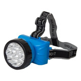 Lanterna De Cabeça Albatroz C 12 Led 722b Pesca Lanterna Azul Luz Branco