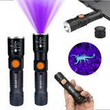 Lanterna De Led Potente Luz Negra Ultravioleta Detecta Nota