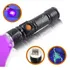 Lanterna De Led Potente Luz Negra Ultravioleta Uv Escorpião Cor Da Lanterna Preto