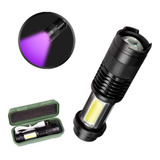 Lanterna De Led Potente Luz Negra Ultravioleta Uv Escorpião