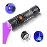 Lanterna De Led Potente Luz Negra Ultravioleta Uv Escorpião
