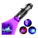 Lanterna De Led Potente Luz Negra Ultravioleta Uv Escorpião