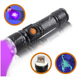 Lanterna De Led Potente Luz Negra Ultravioleta Uv Escorpião