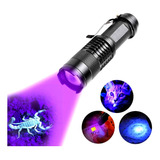 Lanterna De Led Potente Luz Negra Ultravioleta Uv Escorpião