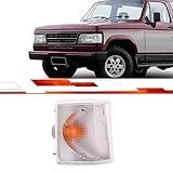 Lanterna Dianteira D20 Veraneio 1993 Ate 1998 Ld Cristal Com Cupula