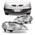 Lanterna Dianteira Eletrico Duplo Megane 2004 Le Mot Esq