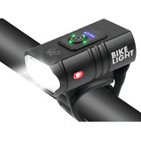 Lanterna Farol De Bicicleta Bike 2 Led Cree T6 Recarregável