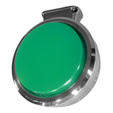 Lanterna Foguinho Led Cromada Bojuda Maria Verde Bivolt