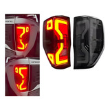 Lanterna Full Led Ranger Xlt 2013 A 2023 Dinâmico Fumê Par