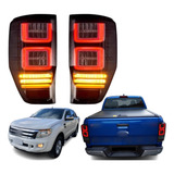 Lanterna Full Led Sequencial Ranger Raptor 2013 À 2023 Fumê