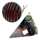 Lanterna Grelha Traseira Freio Luz Placa Custom Cafe Racer