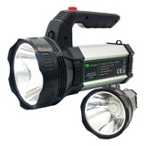 Lanterna Holofote Bivolt Recarregável Led 8w Bateria 6000mah